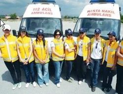 112'nin gözdesi kadın şoförler