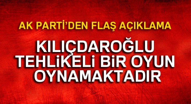 AK Parti Sözcüsü Ünal: 