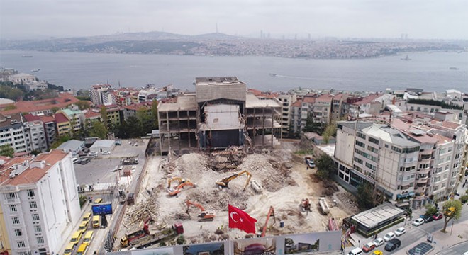 AKM'nin son durumu havadan görüntülendi