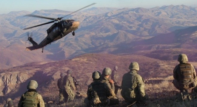 Afrin'in kuzeydoğusuna hava harekatı