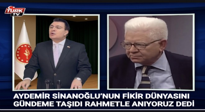 Aydemir Oktay Sinanoğlu'nun vefat yıl dönümünde ilim ve kimlik vurgusu yaptı