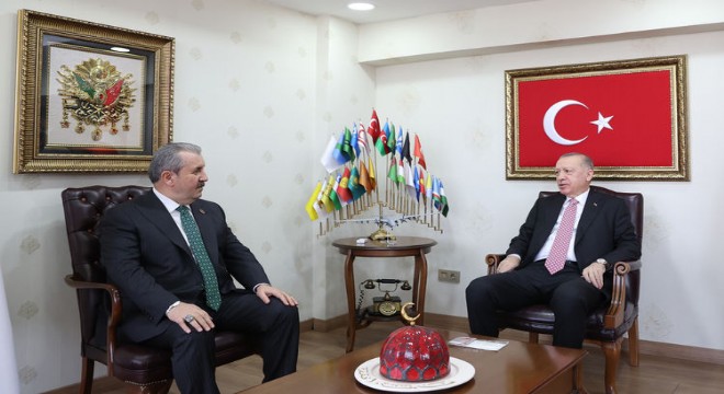 Cumhurbaşkanı Erdoğan, BBP Genel Başkanı Destici'yi ziyaret etti