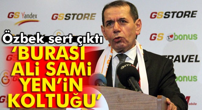 Dursun Özbek: Burası Ali Sami Yen'in koltuğu