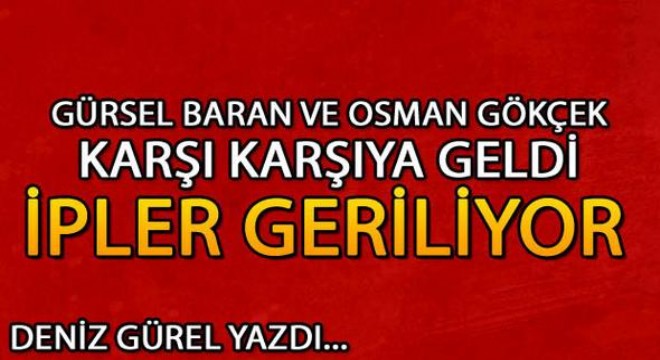 Gürsel Baran ve Osman Gökçek yeniden karşı karşıya geldi