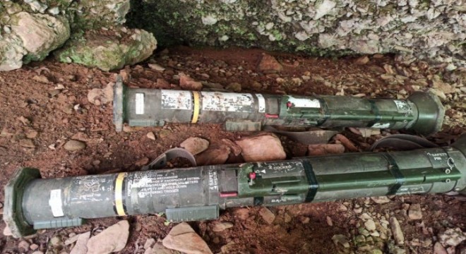 Hakkari'de 2 TAS füzesi imha edildi