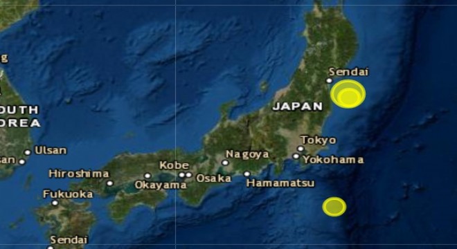 Japonya'da 7,1 büyüklüğünde deprem