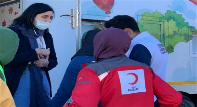 Kızılay'dan İzmir'deki depremzedelere psikososyal destek