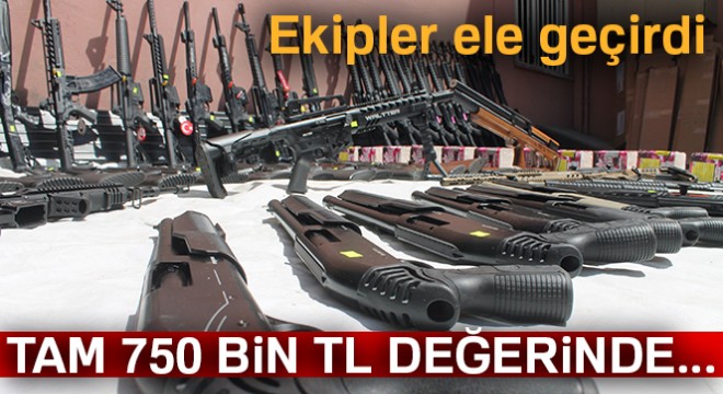 Konya'da 750 bin liralık kaçak silah ele geçirildi