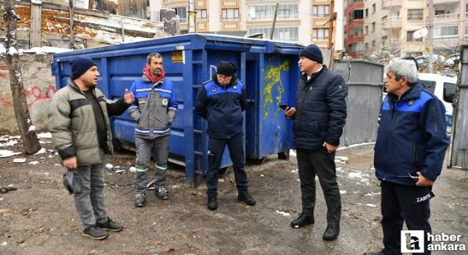 Mamak'ta halk sağlığı için zabıta nöbette