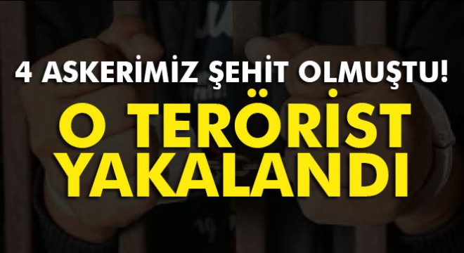 Mardin'de 4 askerin şehit olduğu saldırının faili İzmir'de yakalandı