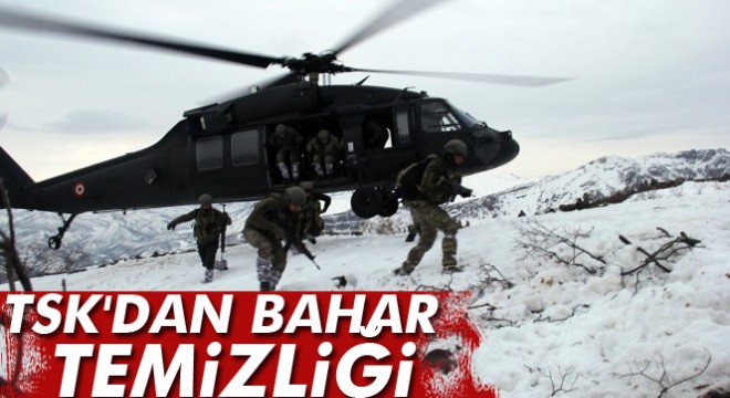 TSK'dan Tunceli, Batman ve Bingöl'de bahar temizliği
