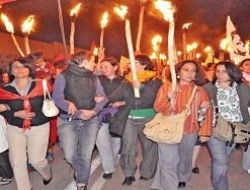 Ankara'da meşaleli yürüyüş